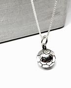 Image result for Sterling Silver Soccer Ball Necklace