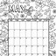 Image result for Monthly Workout Calendar Coloring Page