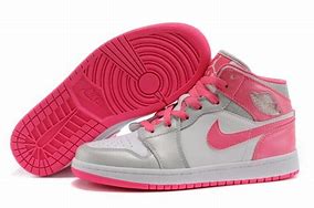 Image result for Air Jordan 1 Pink and Black