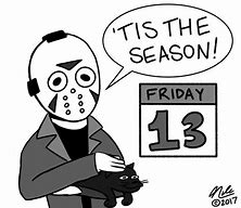 Image result for Pun Cartoon for Friday 13th
