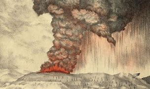 Image result for Krakatau Indonesia 1883 Tsunami
