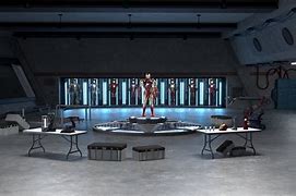 Image result for Iron Man Garage Background