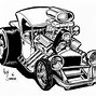 Image result for Old School Hot Rod Drawings