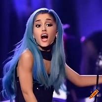 Image result for Ariana Grande Blue Hair