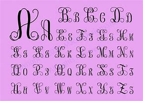 Image result for Vine Monogram Letters