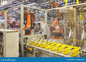 Image result for Robots in Car Factory