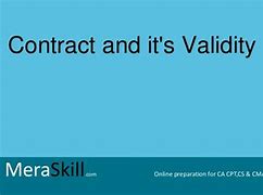 Image result for Contract Validity