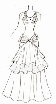 Image result for Dress Sketch