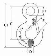 Image result for Crosby 5 Ton Eye Hook