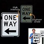 Image result for 1 Way Sign