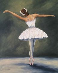 Image result for Ballerina Canvas Art