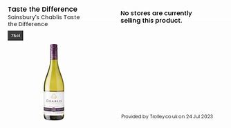 Image result for Sainsbury's Chablis Terrasse