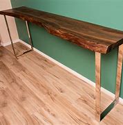 Image result for Modern Wood Console Table
