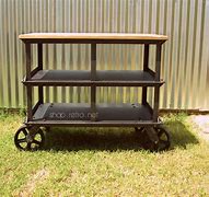 Image result for Industrial TV Stand Furniture