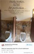 Image result for Church Bathroom Signs