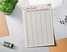 Image result for Blank Calorie Chart Printable