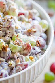 Image result for Green Grape Salad Cream Cheese