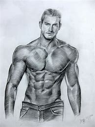 Image result for Male Half Body Sketches