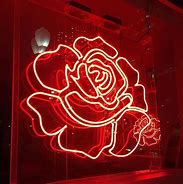 Image result for Aesthetic Neon Red Rose HD