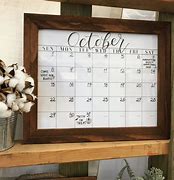 Image result for Dry Erase Calendar Frame