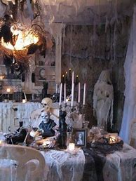 Image result for Haunted Mansion Halloween Decor