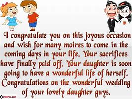 Image result for Wedding Congratulations to Parents