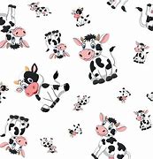 Image result for Cartoon Cow Pattern