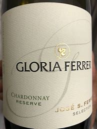 Image result for Gloria Ferrer Chardonnay Jose S Ferrer Selection