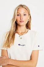 Image result for White T-Shirt with Centre Logo