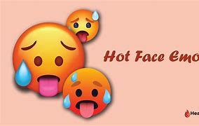 Image result for Hot Face Emoji Line Art