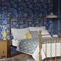 Image result for Blue and Gold Bedroom Wallpaper