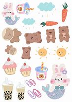Image result for Aesthetic Korean Stickers