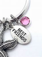 Image result for Best Friend Matching Keychains