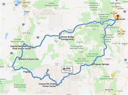 Image result for Road Map Nevada Utah-Arizona