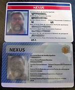 Image result for Trusted Traveler Number On Nexus Card