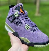 Image result for Air Jordan 4 Canyon Purple