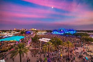 Image result for EDC Orlando Sunset