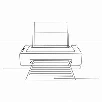 Image result for Printer Sketch