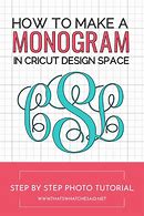 Image result for Monogram Template for Cricut
