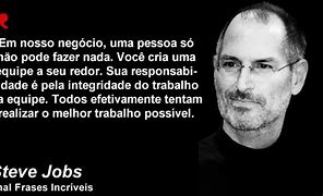 Image result for Frases Motivacionais Steve Jobs