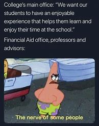 Image result for Financial Aid Memes