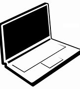 Image result for Vector Laptop Black and White