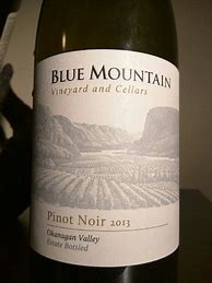 Image result for Blue Mountain Pinot Noir