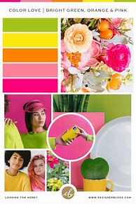 Image result for Green Pink Yellow Red
