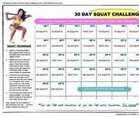 Image result for 30 Day AB and Squat Challenge Printable