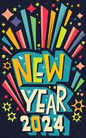 Image result for Happy New Year Clip Art Black