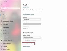 Image result for Windows Advanced Display Settings