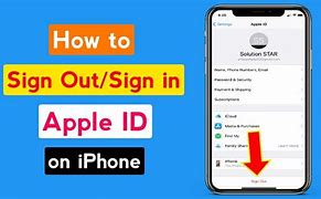 Image result for Sign Out of Apple ID On iPhone