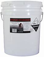 Image result for Sodium Hydroxide 50 Lb Bag