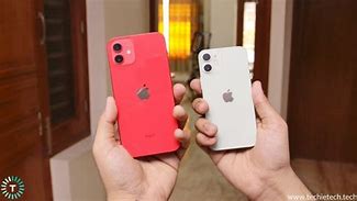 Image result for iPhone 12 Mini White vs iPhone 4